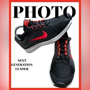 Nike Womens Downshifter Red&Black Running Shoes Sneakers Size W9/Y7